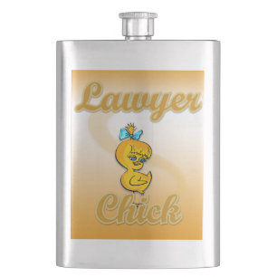Lawyer Chick Hip Flask