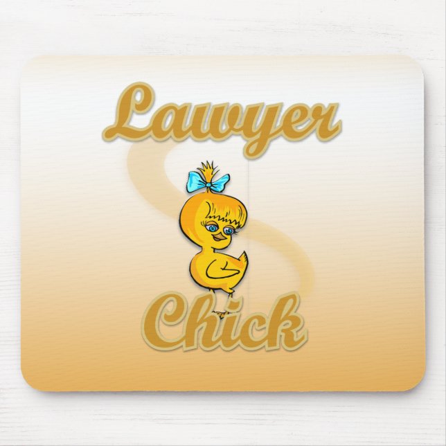 Lawyer Chick Mouse Mat (Front)