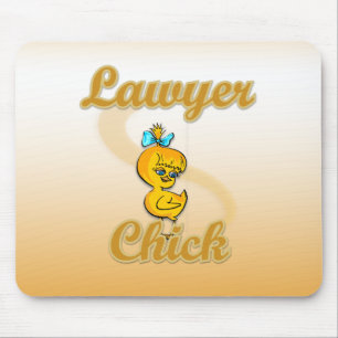 Lawyer Chick Mouse Mat