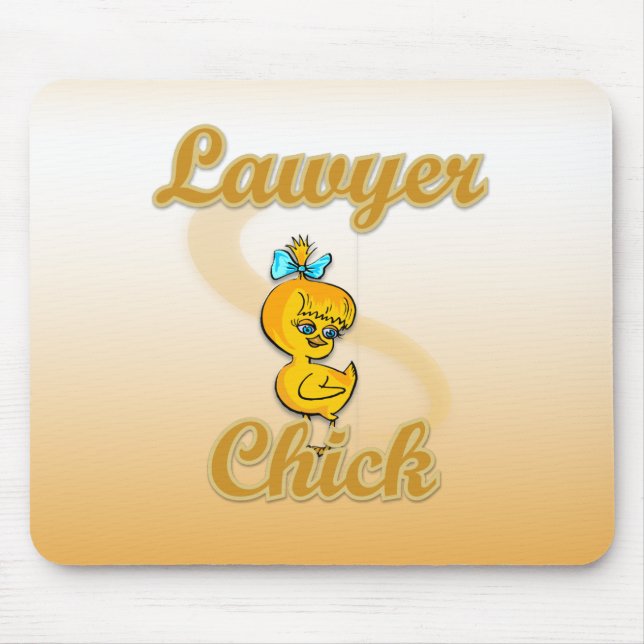 Lawyer Chick Mouse Mat (Front)