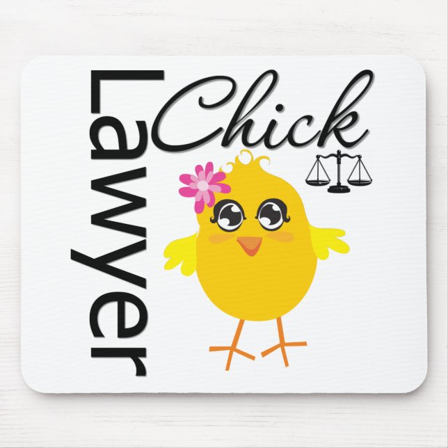 Lawyer Chick Mouse Mat (Front)