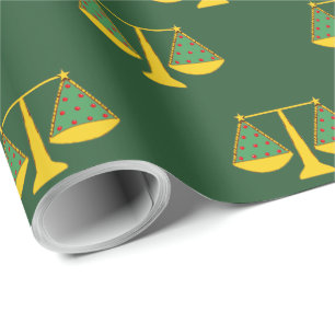 Lawyer Christmas Holiday Gifts Wrapping Paper