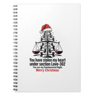 Lawyer Christmas Notebook - Love Gift