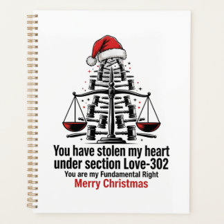 Lawyer Christmas Planner - Romantic Gift