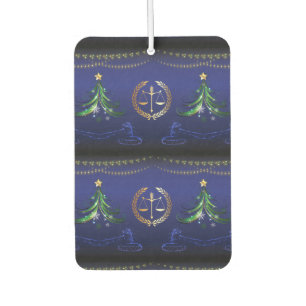 Lawyer Christmas Tree Elegant Car Air Freshener