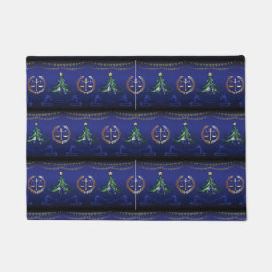 Lawyer Christmas Tree Elegant Doormat