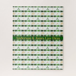 Lawyer Christmas Tree - Scales of Justice Jigsaw Puzzle