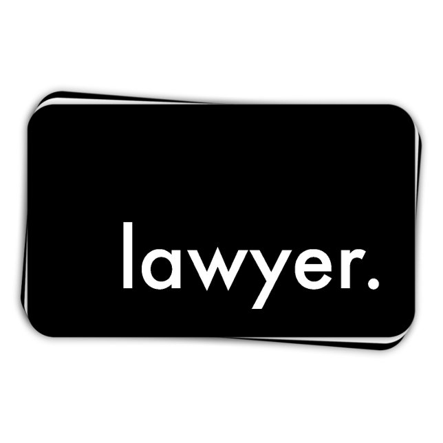 lawyer. (colour customisable) business card (Creator Uploaded)
