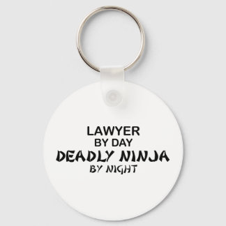 Lawyer Deadly Ninja by Night Key Ring