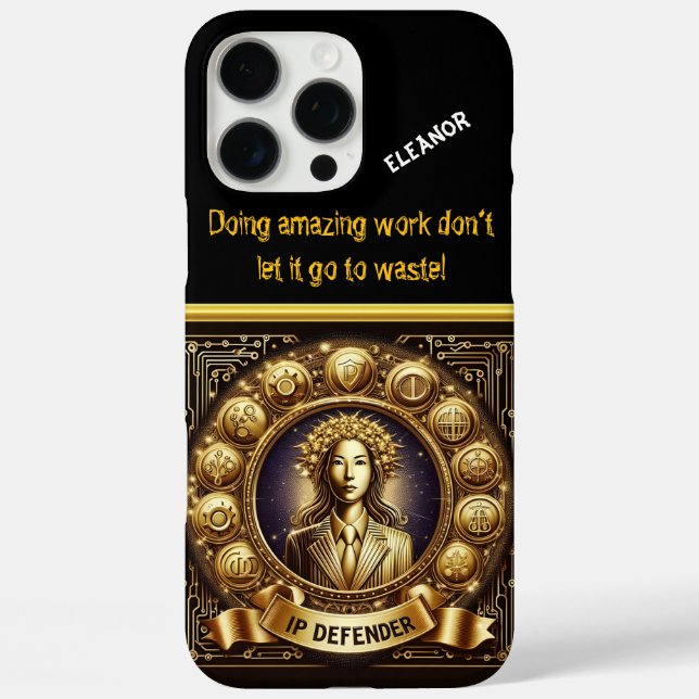 Lawyer Defending Intellectual Property Case-Mate iPhone Case (Back)