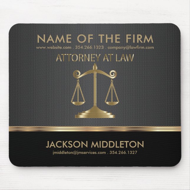 Lawyer Designs Mouse Mat (Front)