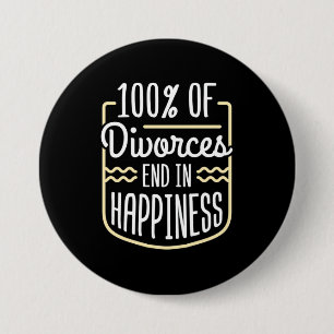Lawyer Divorces End In Happiness 7.5 Cm Round Badge
