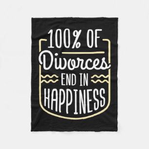 Lawyer Divorces End In Happiness Fleece Blanket