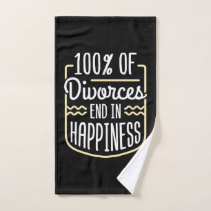 Lawyer Divorces End In Happiness Hand Towel