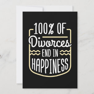 Lawyer Divorces End In Happiness Invitation