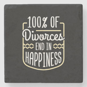 Lawyer Divorces End In Happiness Stone Coaster