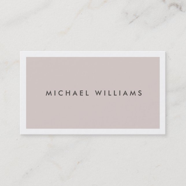Lawyer - Elegant for simple professional Business Card (Front)