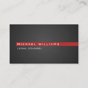 LAWYER, ELEGANT MODERN MINIMALIST LEGAL ADVISER BUSINESS CARD