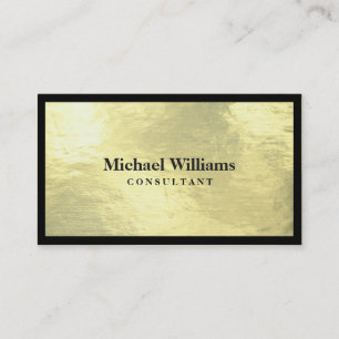 Lawyer - Elegant Professional Gold and Black Gold Business Card