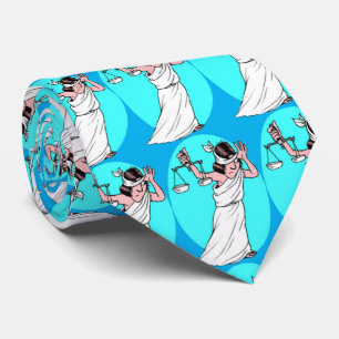 Lawyer Funny Justice Humour Neck Tie