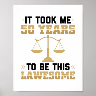 Lawyer Gift Idea   Lawyers Laws Attorney Solicitor Poster