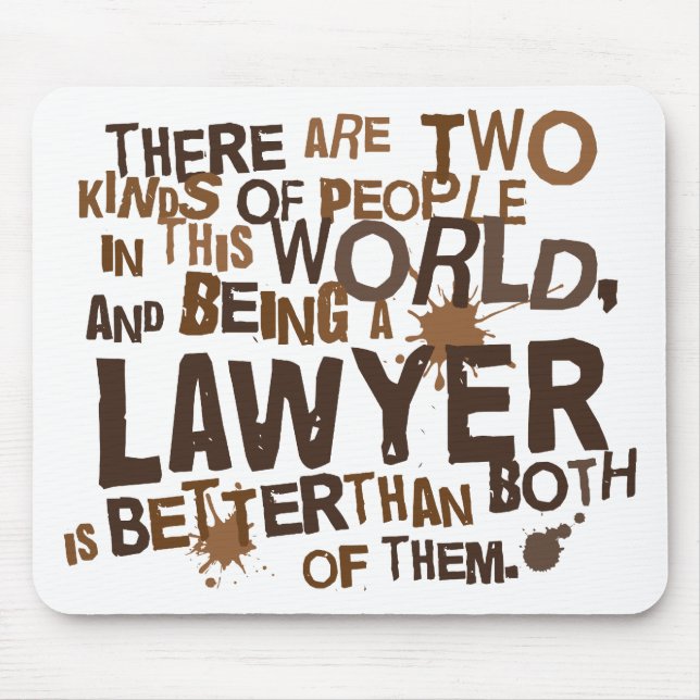 Lawyer Gift Mouse Mat (Front)