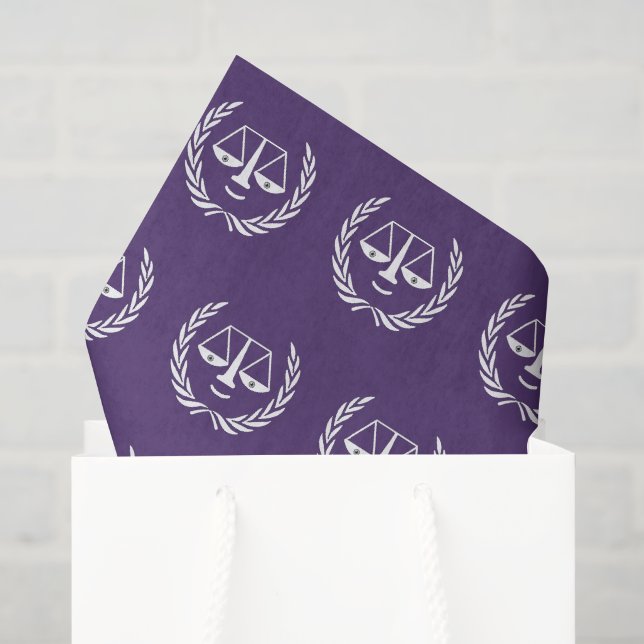 Lawyer Gift Purple Tissue Paper (Gift Bag)