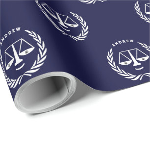 Lawyer Gift Wrapping Paper