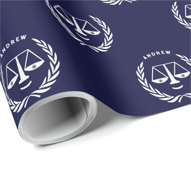 Lawyer Gift Wrapping Paper (Roll Corner)