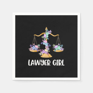 Lawyer Girl Napkin