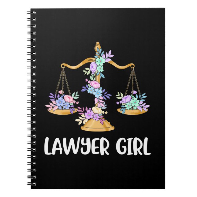 Lawyer Girl Notebook (Front)