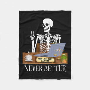 Lawyer Halloween  Fleece Blanket