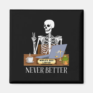 Lawyer Halloween  Magnet