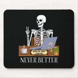 Lawyer Halloween Mouse Mat