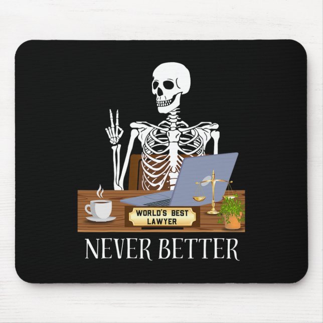 Lawyer Halloween  Mouse Mat (Front)