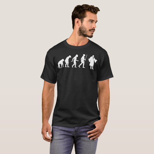 Lawyer Human Evolution Funny Tshirt (Front Full)