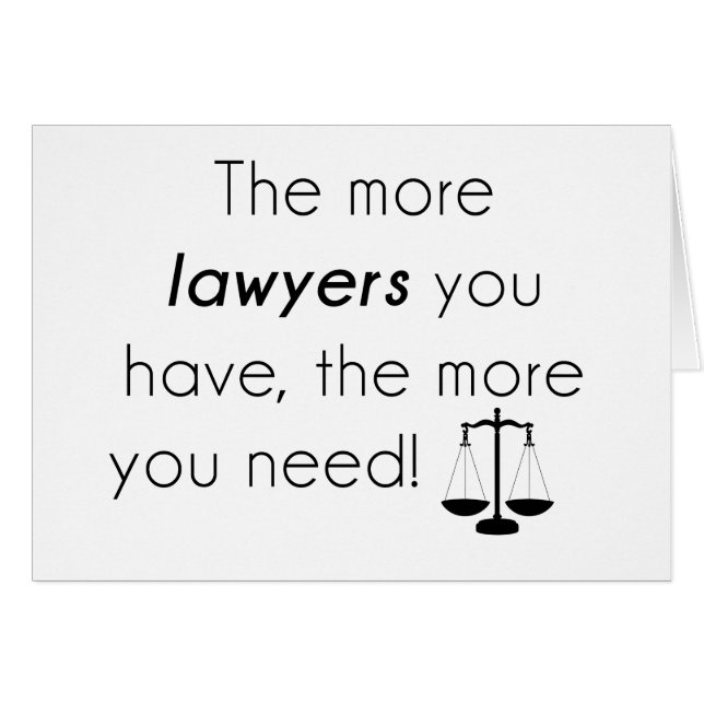 Lawyer humour (Front Horizontal)