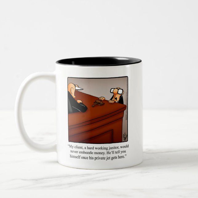  Lawyer Humour Coffee  Mug Gift (Left)
