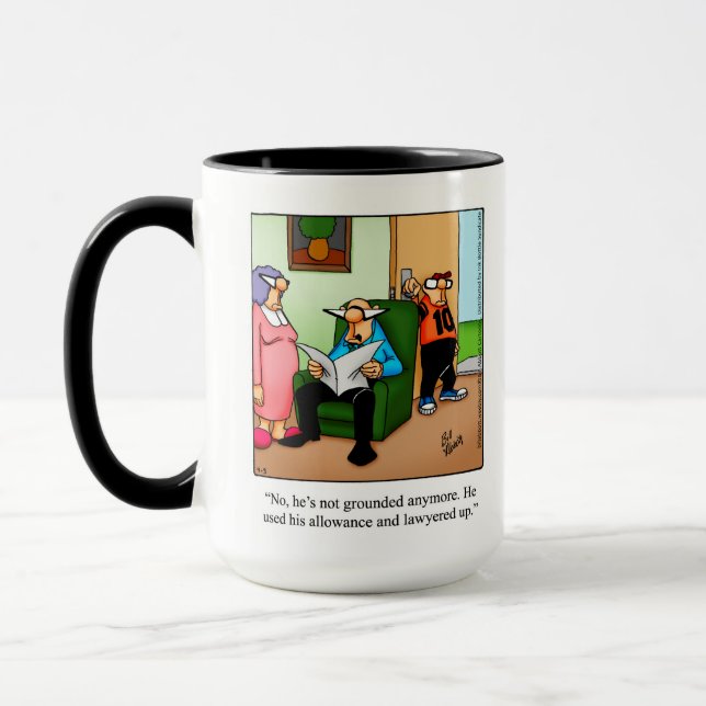 Lawyer Humour Mug Gift (Left)