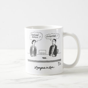 Lawyer in love coffee mug