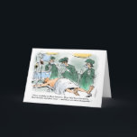 Lawyer in Surgery lawyer's birthday card<br><div class="desc">Shows a doctor doing simple surgery on a lawyer.</div>