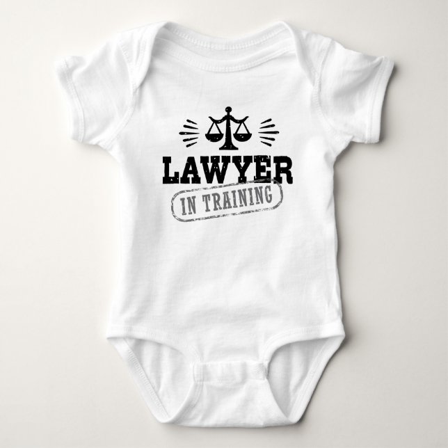 Lawyer In Training Baby Bodysuit (Front)