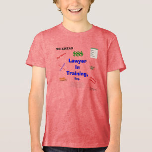 Lawyer in Training Tri-Blend Shirt