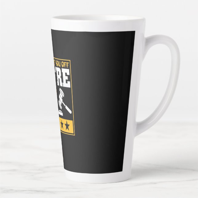 Lawyer Is Probably Guilty Latte Mug (Right)