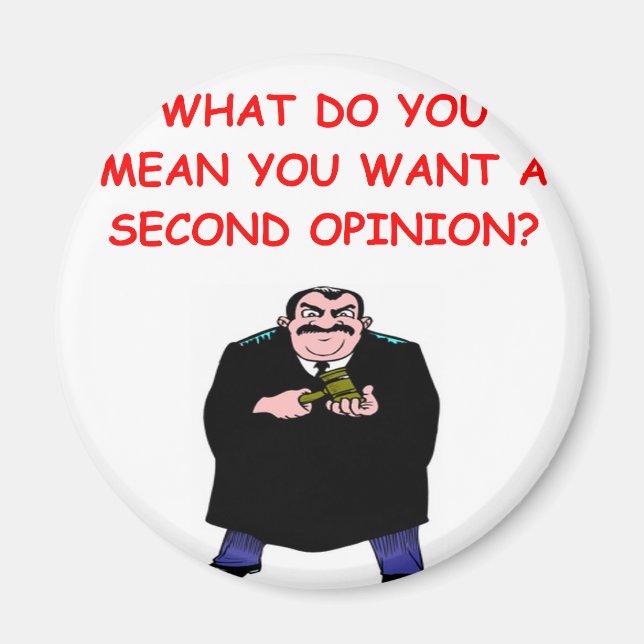 lawyer joke gifts and t-shirts magnet (Front)