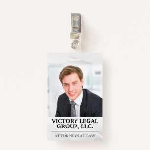 Lawyer   Justice Logo   Business Man ID Badge