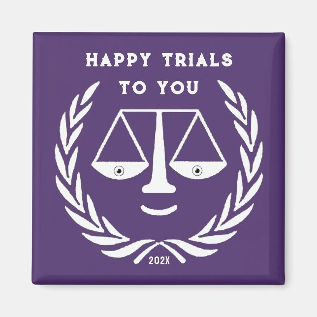 Lawyer Law School Grad Magnet (Front)