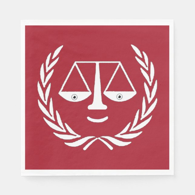 Lawyer Law School Graduation Party Napkins (Front)