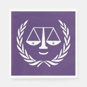 Lawyer Law School Graduation Party Napkins