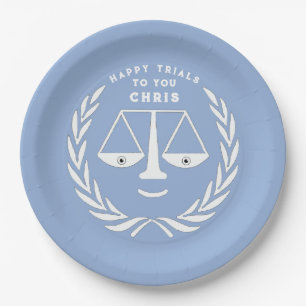 Lawyer Law School Graduation Party Paper Plates